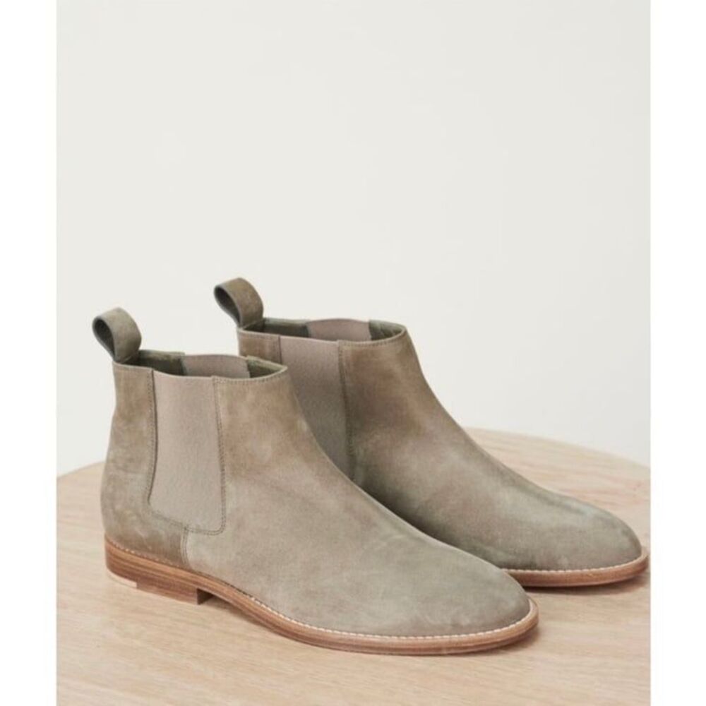 NEW Jenni Kayne Suede Chelsea Boot in Laurel Size 7
